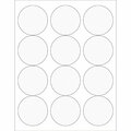 Bsc Preferred 2-1/2'' Clear Circle Laser Labels, 1200PK S-10419